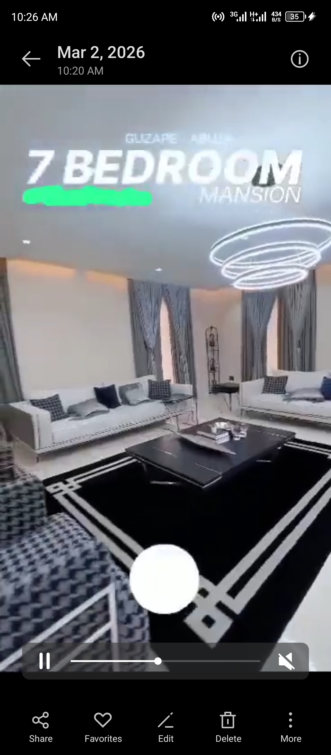 Super Luxury Furnished 7 Bedrooms Mansion