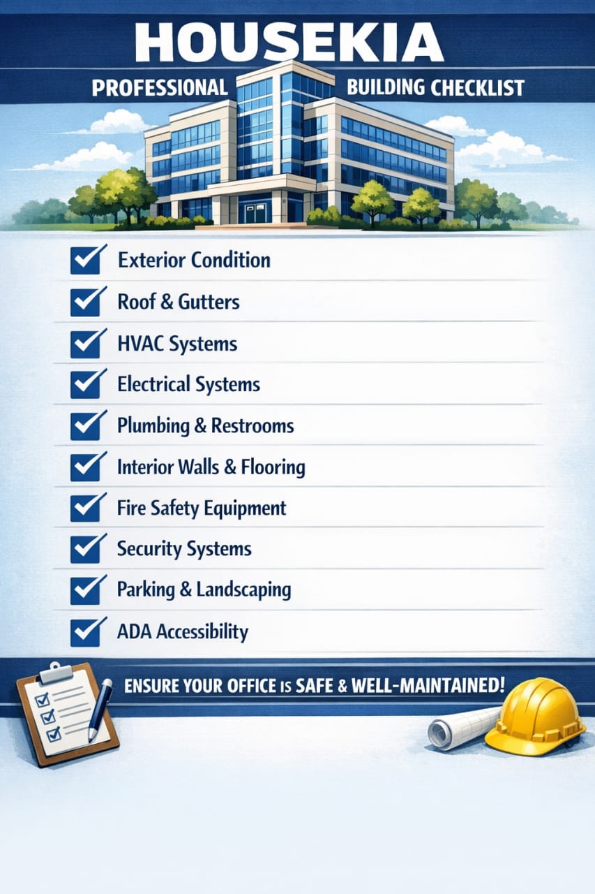 HOUSEKIA PROFESSIONAL BUILDING CHECKLIST