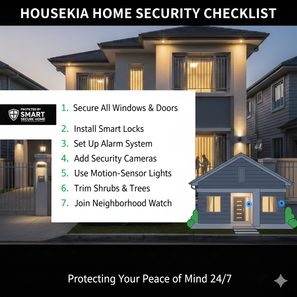 HOUSEKIA HOME SECURITY CHECKLIST