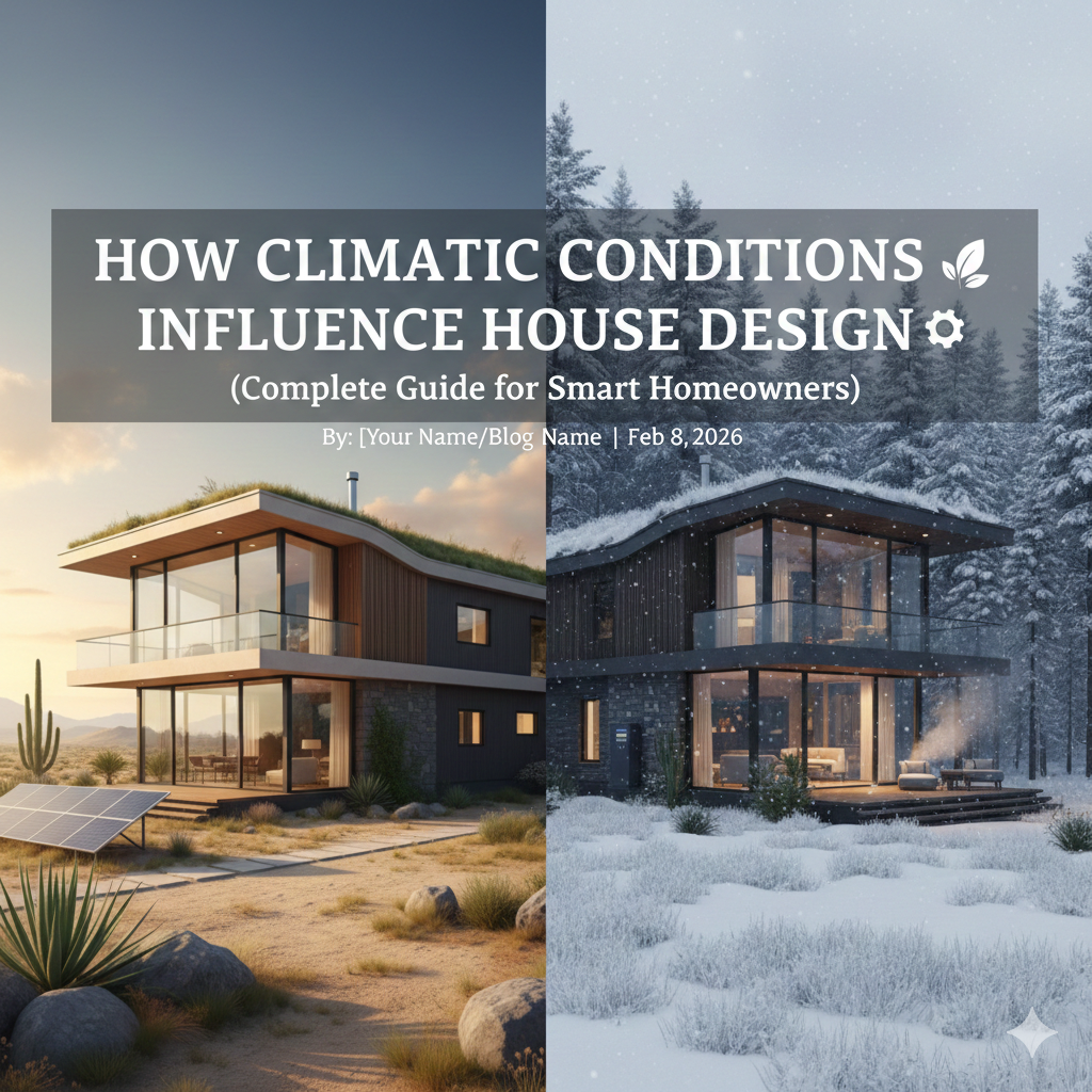 How Climatic Conditions Influence House Design (Complete Guide for Smart Homeowners)