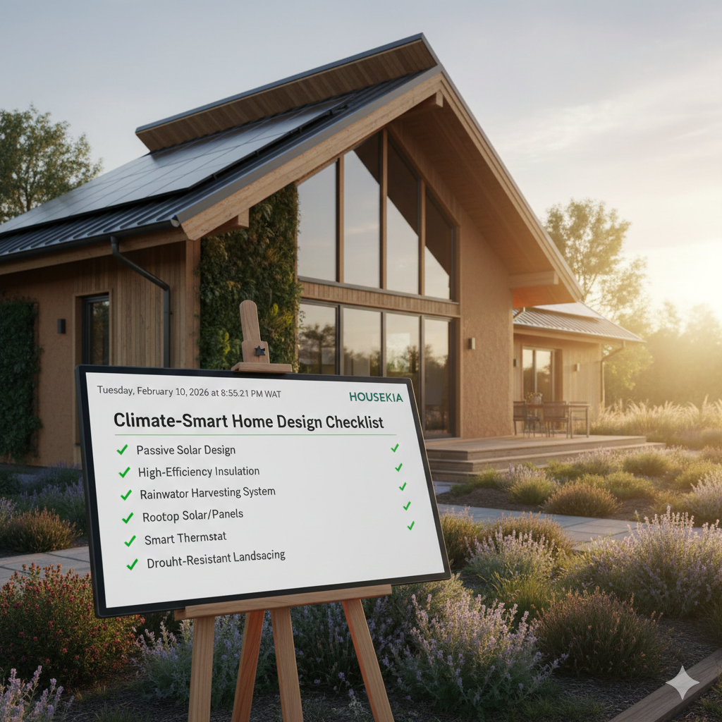 HOUSEKIA Climate-Smart Home Design Checklist