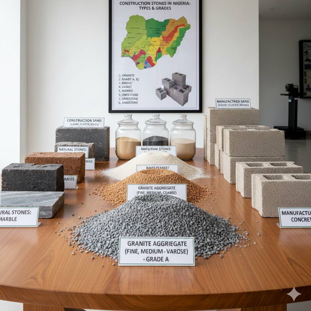 Types and Grades of Stones for Construction in Nigeria