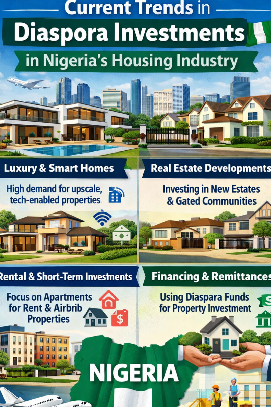 Current Trends in Diaspora Investments in Nigeria’s Housing Industry 